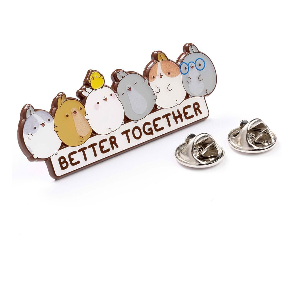 Molang Insignia con alfiler Better Together