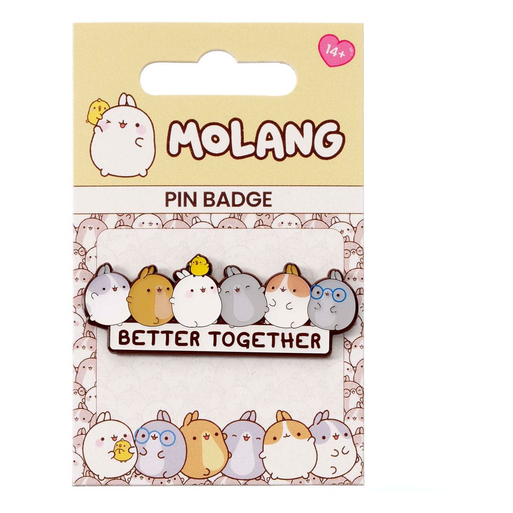 Molang Insignia con alfiler Better Together