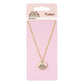 Pusheen Collar con Colgante Pink and Gold Heart