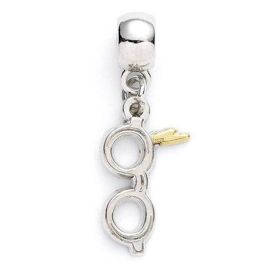 Harry Potter Colgante Rayo con gafas (bañado en plata)