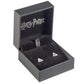 Harry Potter Pendientes Deathly Hallow (Plata de ley)