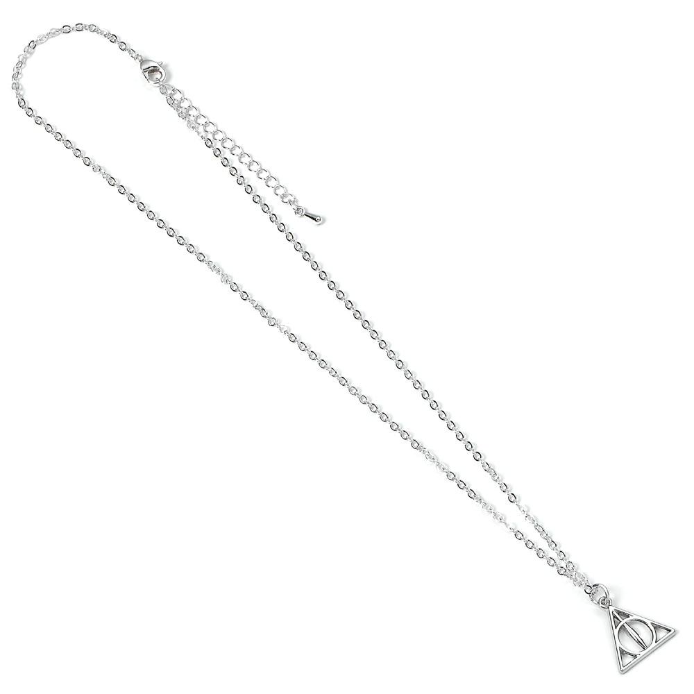 Harry Potter Collar con Colgante Deathly Hallows (bañado en plata)