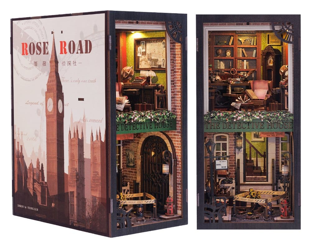 Maqueta Book Nook Rose Detective Agency 23 x 11 cm