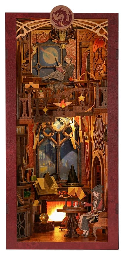 Maqueta Book Nook Flame Common Room 23 x 11 cm