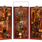 Maqueta Book Nook Flame Common Room 23 x 11 cm