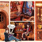 Maqueta Book Nook Flame Common Room 23 x 11 cm