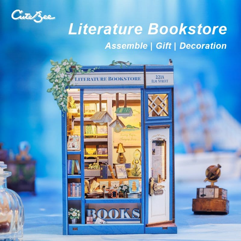 Maqueta Book Nook Literature Bookstore 17 x 12 cm