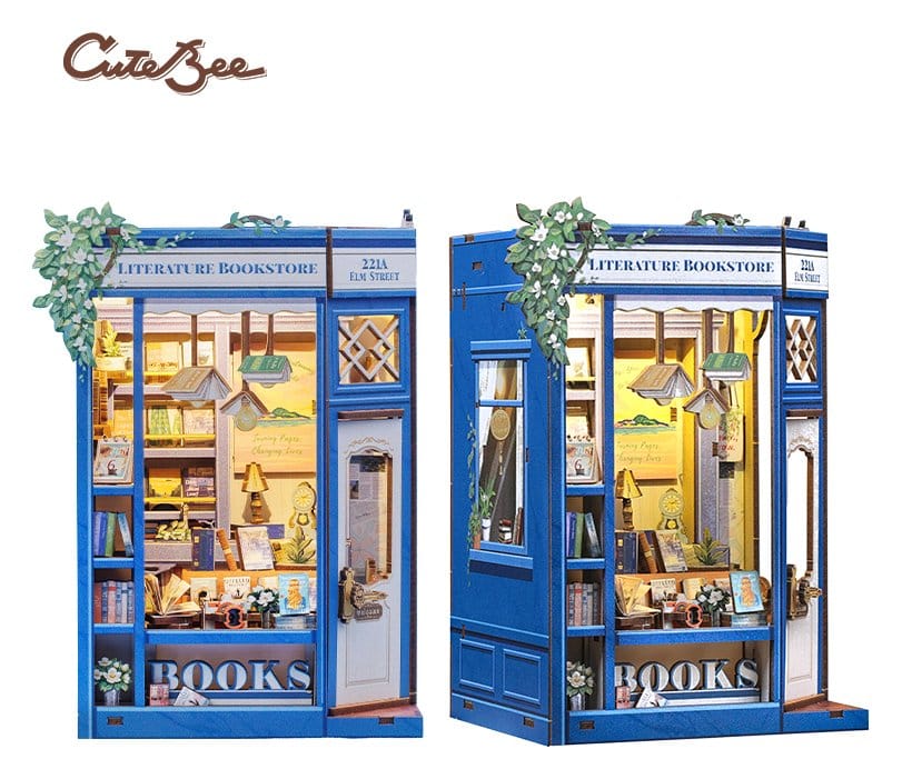 Maqueta Book Nook Literature Bookstore 17 x 12 cm