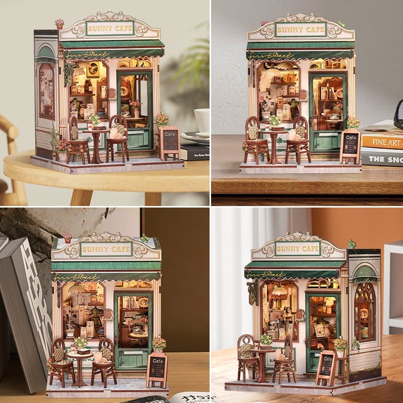 Maqueta Model Kit Miniature House Sunny Cafe 20 x 16 cm