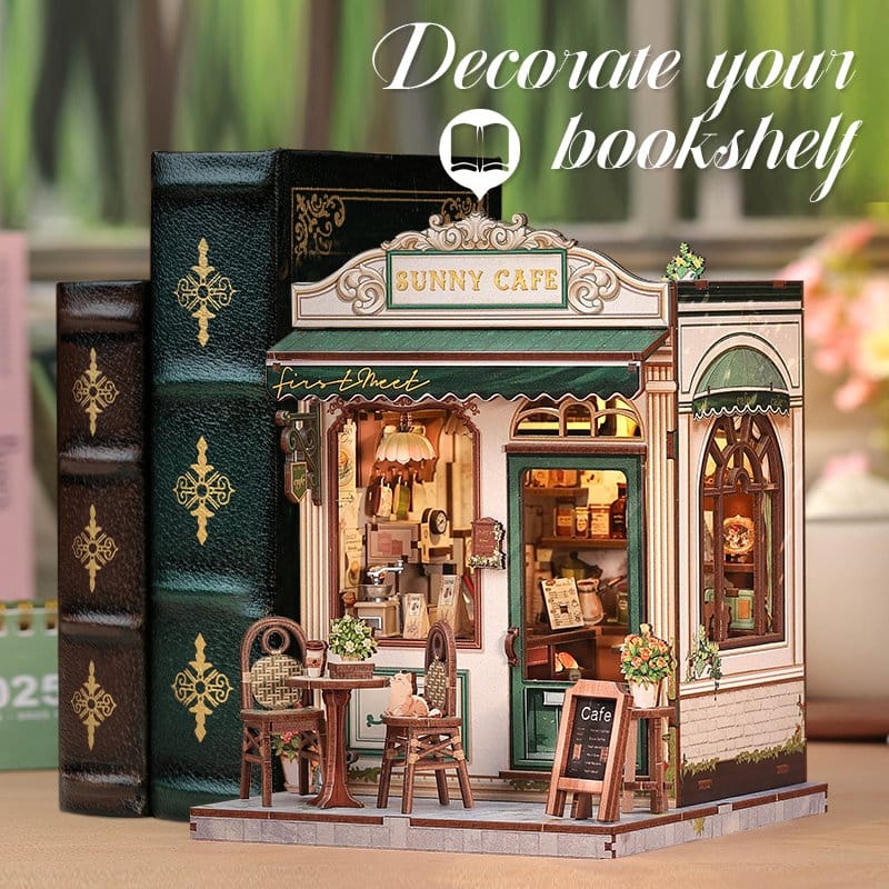 Maqueta Model Kit Miniature House Sunny Cafe 20 x 16 cm
