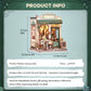Maqueta Model Kit Miniature House Sunny Cafe 20 x 16 cm