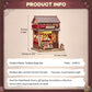 Maqueta Model Kit Miniature House Tsukino Eogi-dou 19 x 14 cm