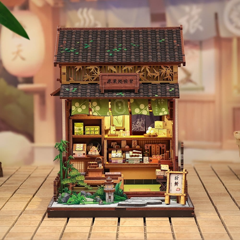 Maqueta Model Kit Miniature House Kanmi-dokoro Kurihara 19 x 15 cm