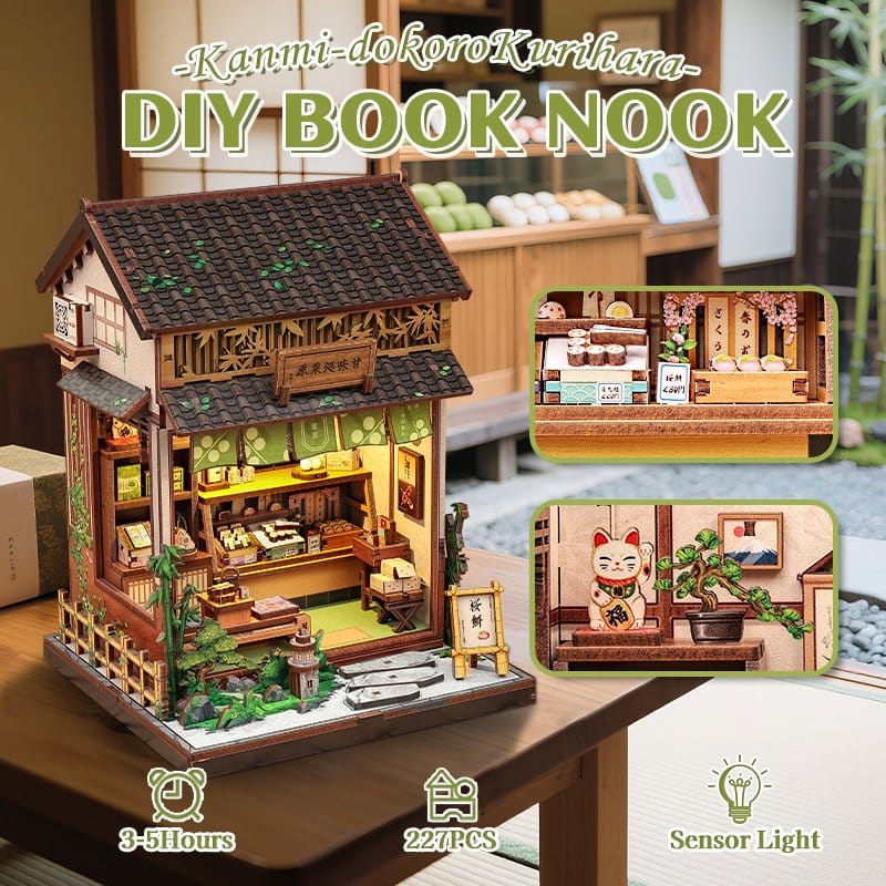 Maqueta Model Kit Miniature House Kanmi-dokoro Kurihara 19 x 15 cm