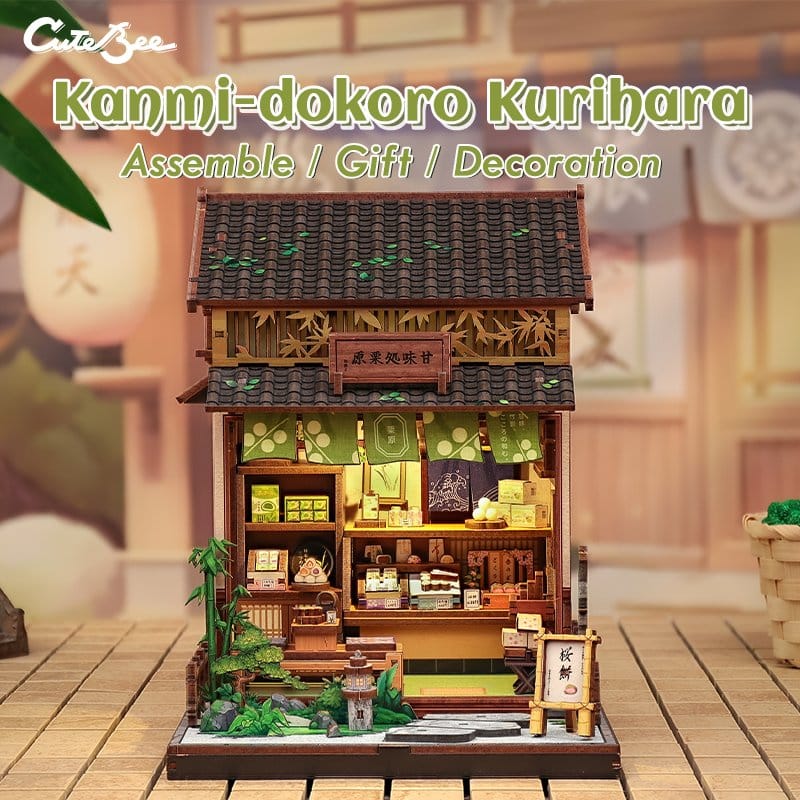 Maqueta Model Kit Miniature House Kanmi-dokoro Kurihara 19 x 15 cm
