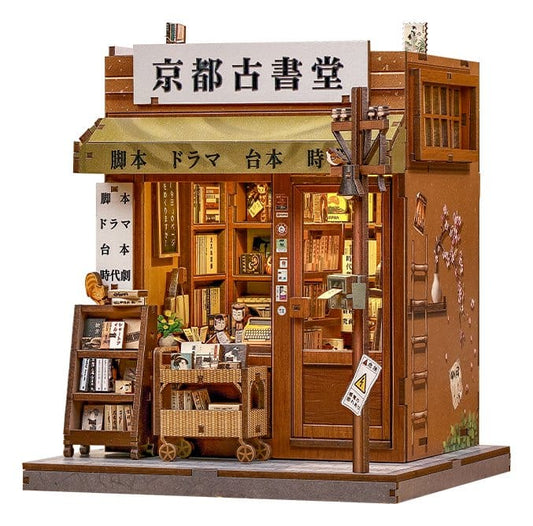 Maqueta Model Kit Miniature House Antique Bookery of Kyoto 18 x 15 cm