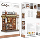 Maqueta Model Kit Miniature House Antique Bookery of Kyoto 18 x 15 cm