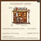 Maqueta Model Kit Miniature House Antique Bookery of Kyoto 18 x 15 cm