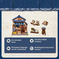 Maqueta Model Kit Miniature House Fukuoka Mentaiko Kitchen 11 x 9 cm