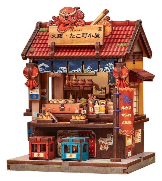 Maqueta Model Kit Miniature House Osaka Takoyaki 12 x 9 cm