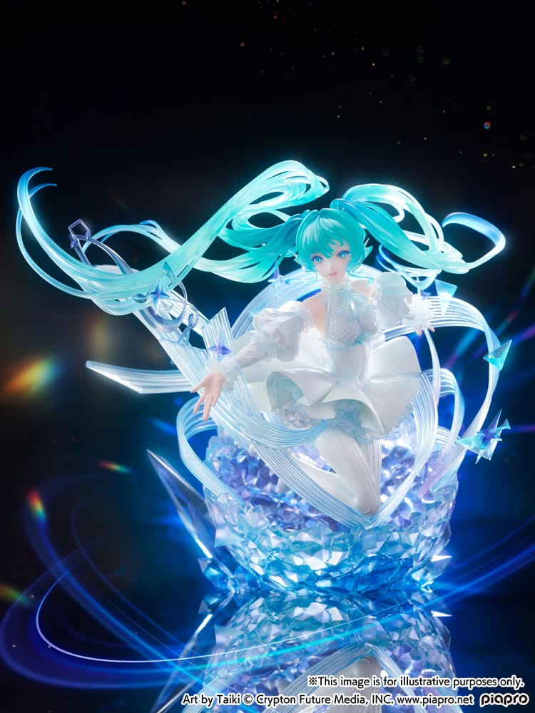 Hatsune Miku Estatua PVC 1/7 Hatsune Miku - Crystal Dress Ver. 22 cm - Z POP Toys