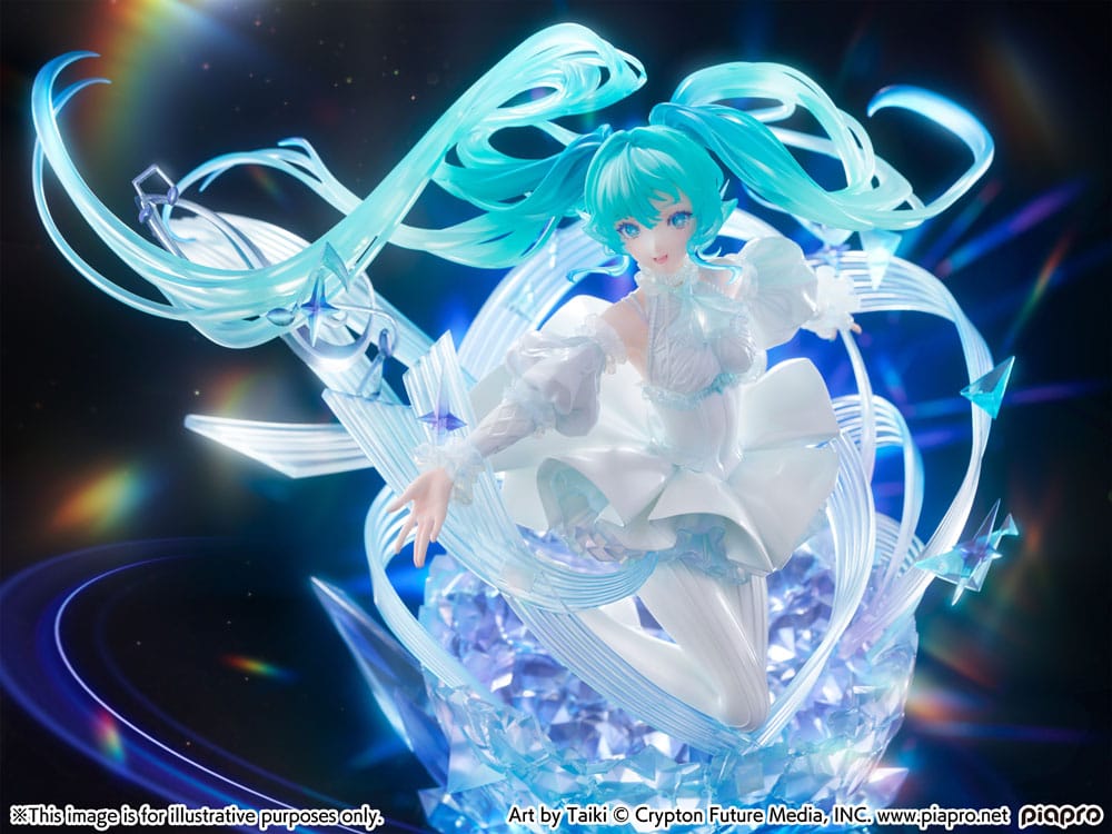 Hatsune Miku Estatua PVC 1/7 Hatsune Miku - Crystal Dress Ver. 22 cm - Z POP Toys