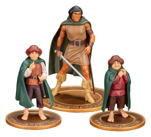 El Señor de los Anillos Animated Film Pack de 3 Figuras PVC Frodo, Aragorn, and Samwise