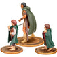 El Señor de los Anillos Animated Film Pack de 3 Figuras PVC Frodo, Aragorn, and Samwise