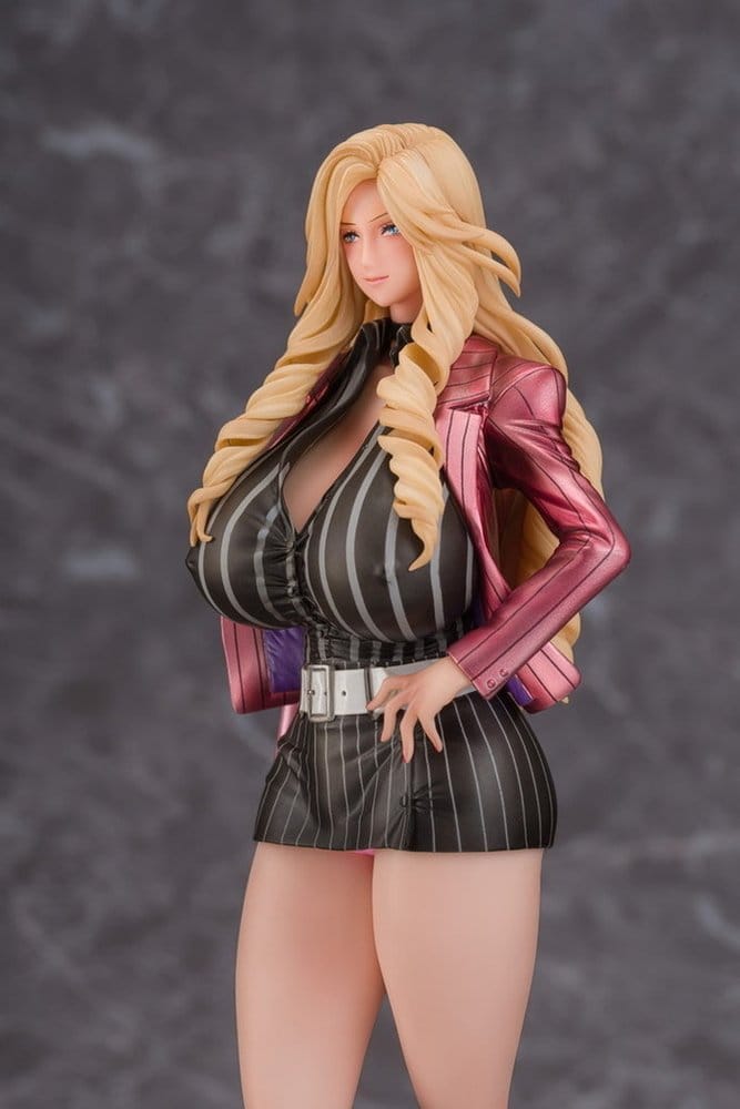 Gal Ane Shachou to Harem Office Figura PVC 1/7 Nishigori Ai (Red Suit Ver.) 26 cm