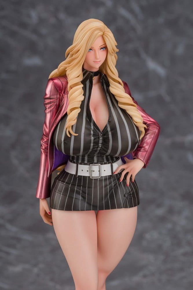 Gal Ane Shachou to Harem Office Figura PVC 1/7 Nishigori Ai (Red Suit Ver.) 26 cm