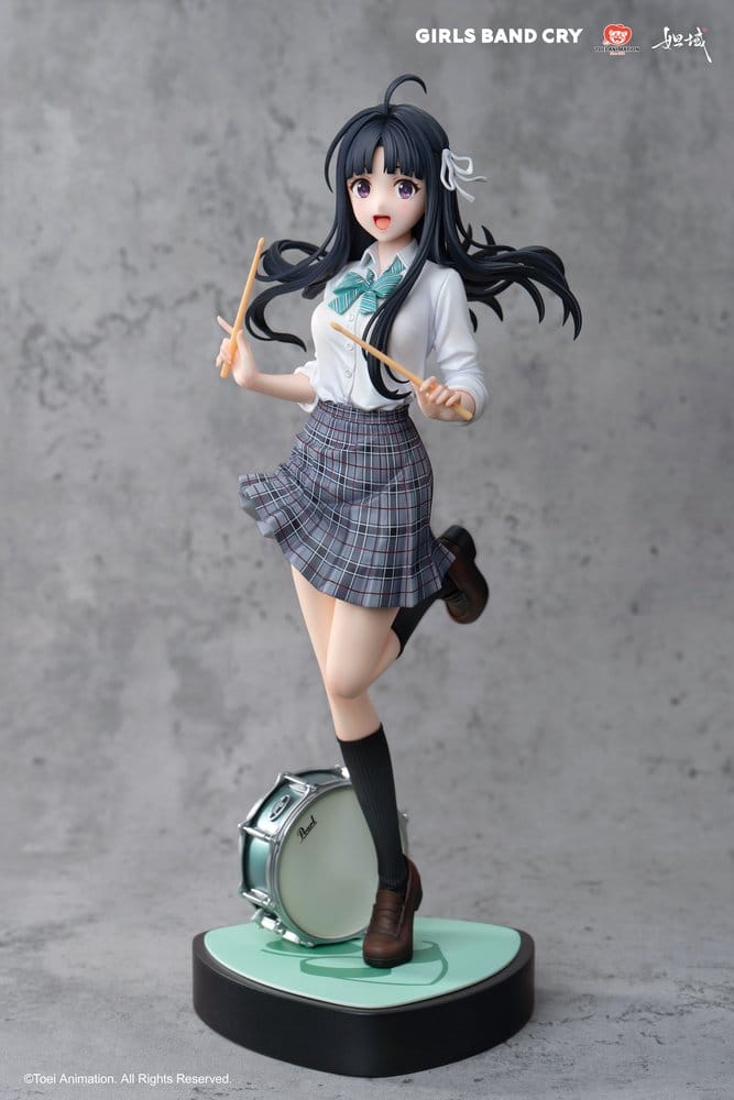 Girls Band Cry Estatua PVC 1/7 Natsu wo Mankitsu shite Sakebe Series No. 2 Subaru Awa 26 cm