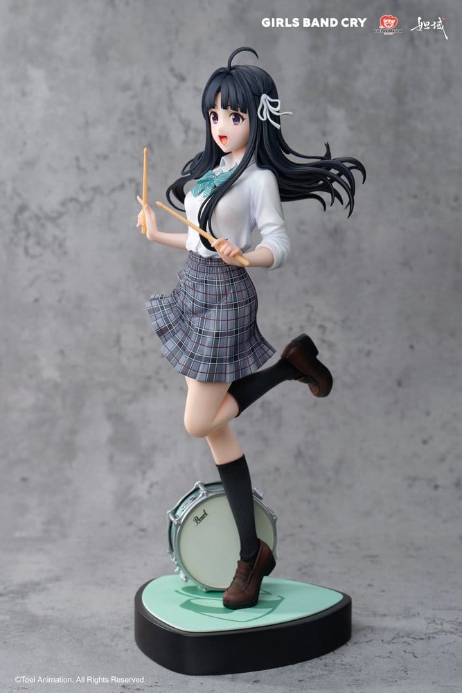 Girls Band Cry Estatua PVC 1/7 Natsu wo Mankitsu shite Sakebe Series No. 2 Subaru Awa 26 cm