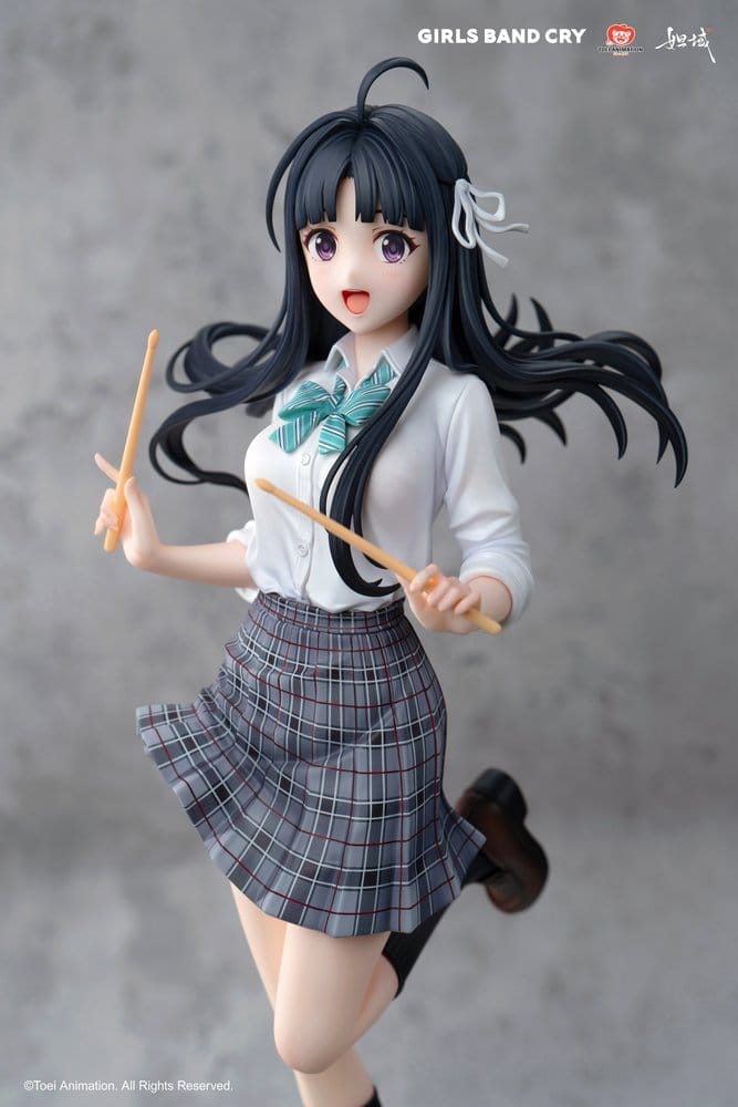 Girls Band Cry Estatua PVC 1/7 Natsu wo Mankitsu shite Sakebe Series No. 2 Subaru Awa 26 cm
