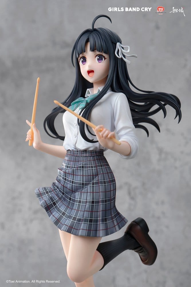 Girls Band Cry Estatua PVC 1/7 Natsu wo Mankitsu shite Sakebe Series No. 2 Subaru Awa 26 cm