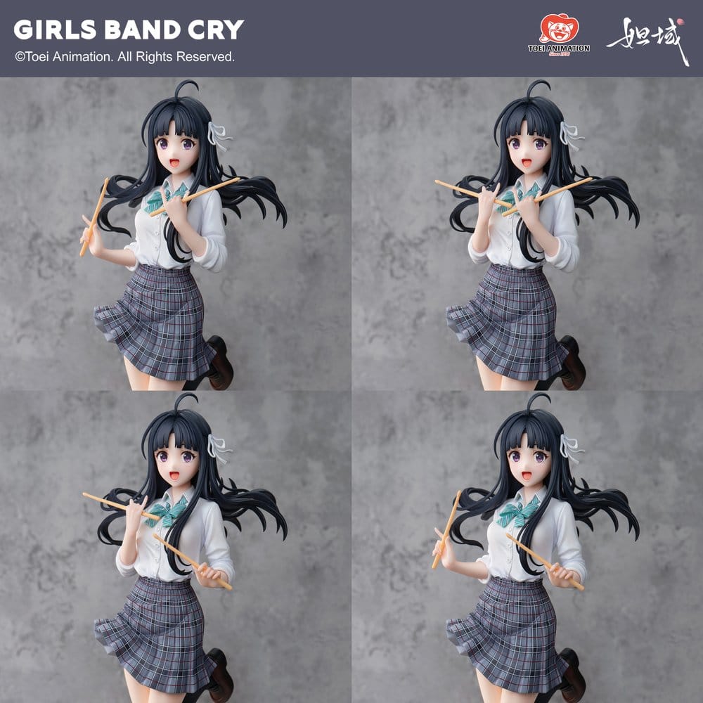 Girls Band Cry Estatua PVC 1/7 Natsu wo Mankitsu shite Sakebe Series No. 2 Subaru Awa 26 cm
