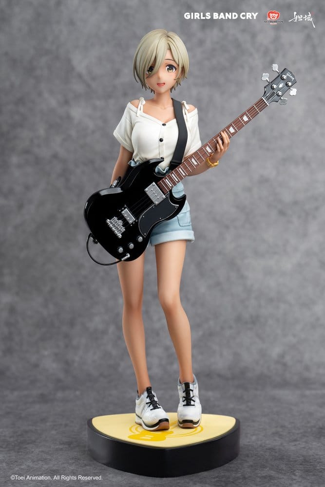 Girls Band Cry Estatua PVC 1/7 Natsu wo Mankitsu shite Sakebe Series No. 3 Rupa 26 cm