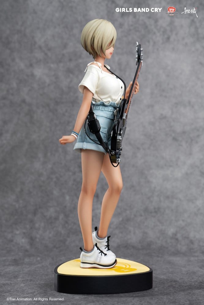 Girls Band Cry Estatua PVC 1/7 Natsu wo Mankitsu shite Sakebe Series No. 3 Rupa 26 cm