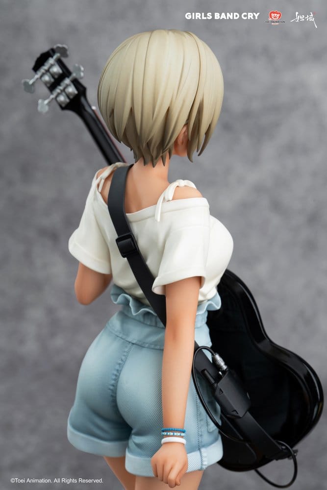 Girls Band Cry Estatua PVC 1/7 Natsu wo Mankitsu shite Sakebe Series No. 3 Rupa 26 cm
