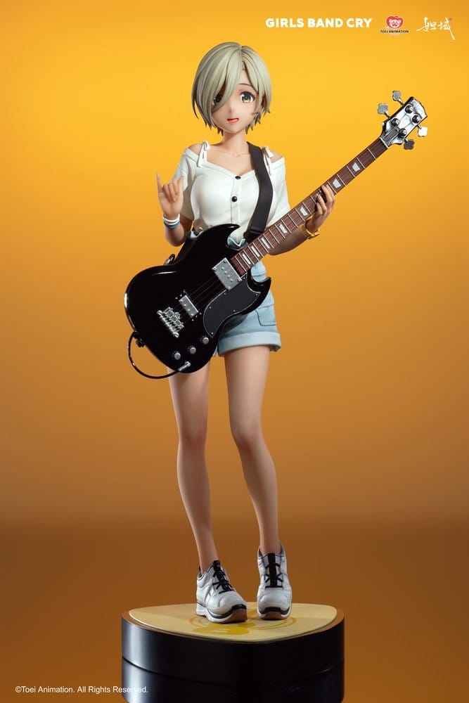 Girls Band Cry Estatua PVC 1/7 Natsu wo Mankitsu shite Sakebe Series No. 3 Rupa 26 cm