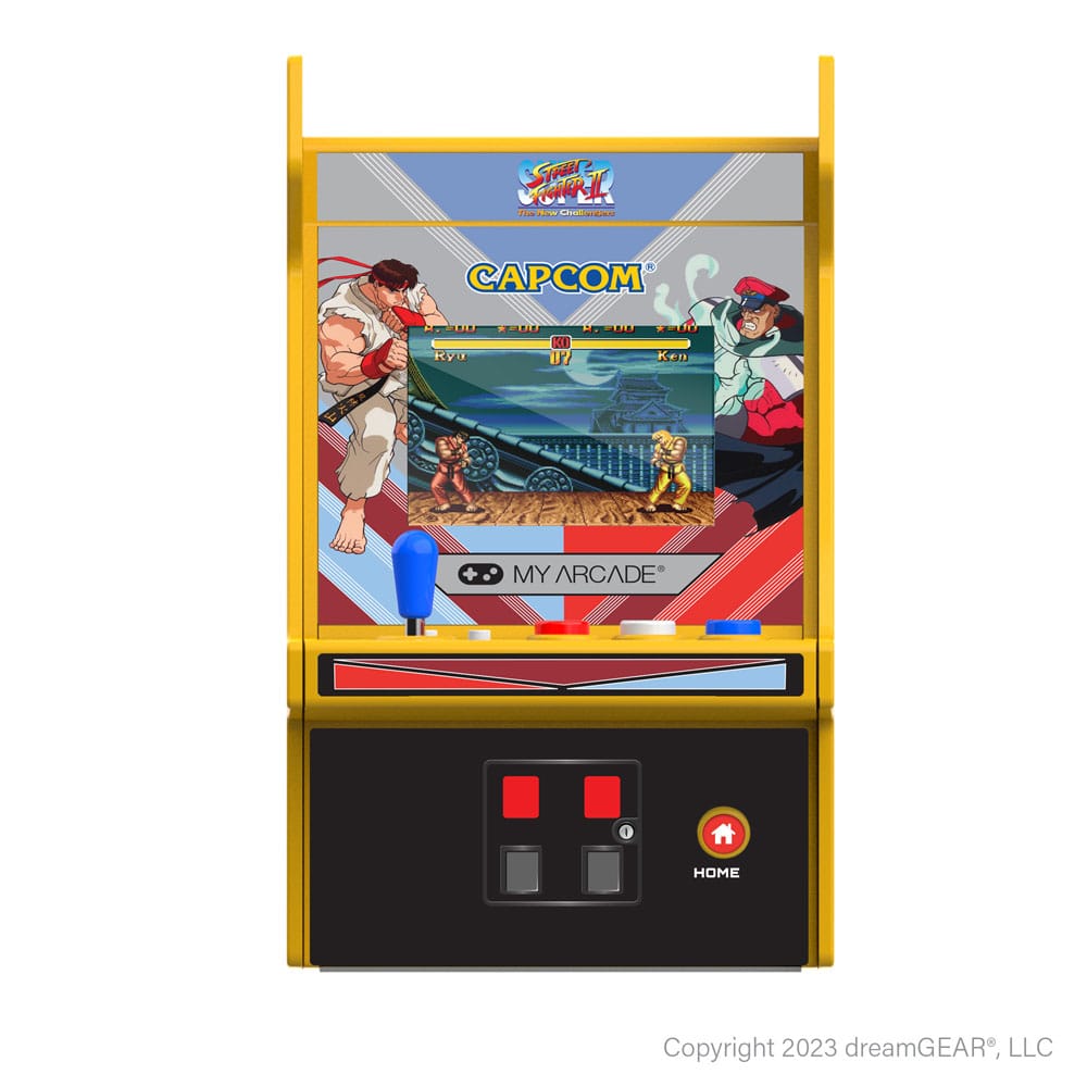 Super Street Fighter II Consola portátil de juegos retro Arcade Micro Player Pro - Z POP Toys