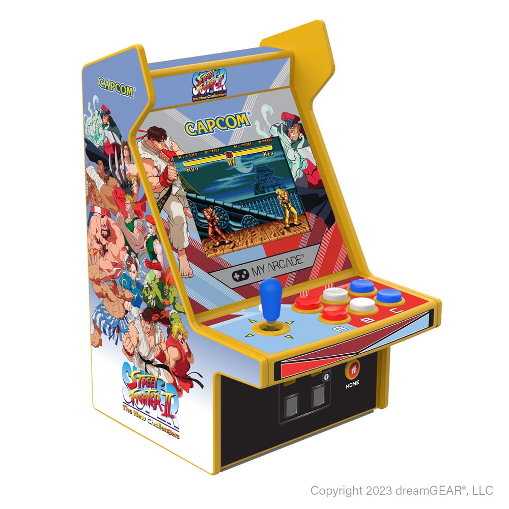 Super Street Fighter II Consola portátil de juegos retro Arcade Micro Player Pro - Z POP Toys