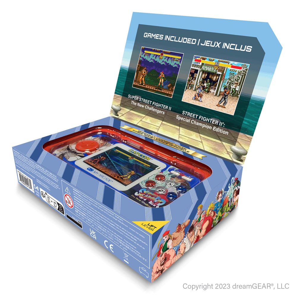 Super Street Fighter II Consola de Juego Pocket Player Pro