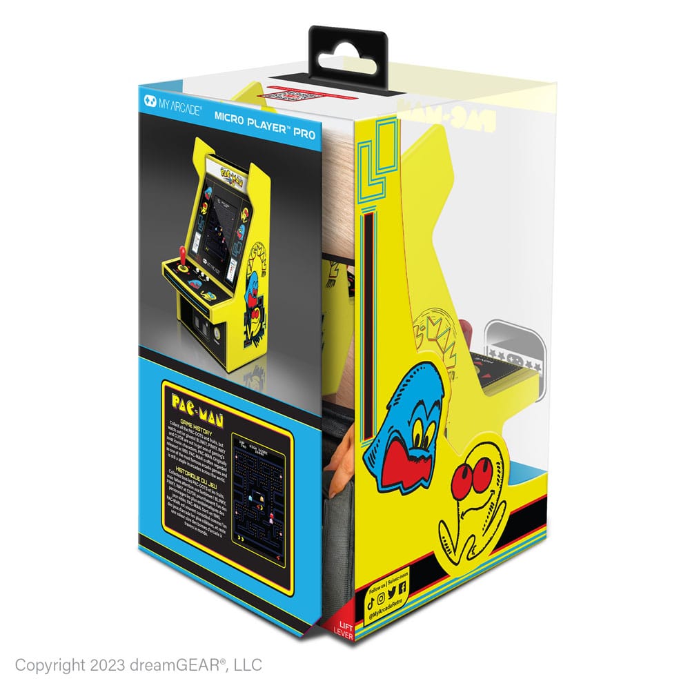 Pac-Man Consola portátil de juegos retro Arcade Micro Player Pro - Z POP Toys