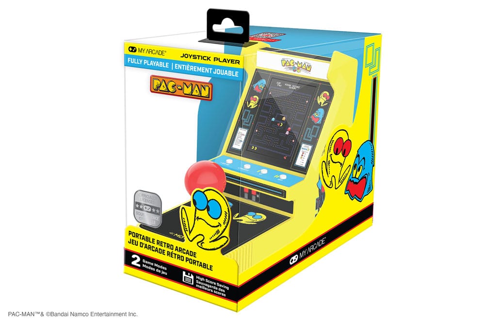 Pac-Man Consola portátil de juegos retro Arcade Joystick Player - Z POP Toys
