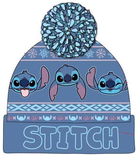 Lilo & Stitch Gorro Pom-Pom Dark Blue