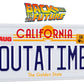 Back To The Future Replica 1/1 ´Outatime´ DeLorean Matrícula