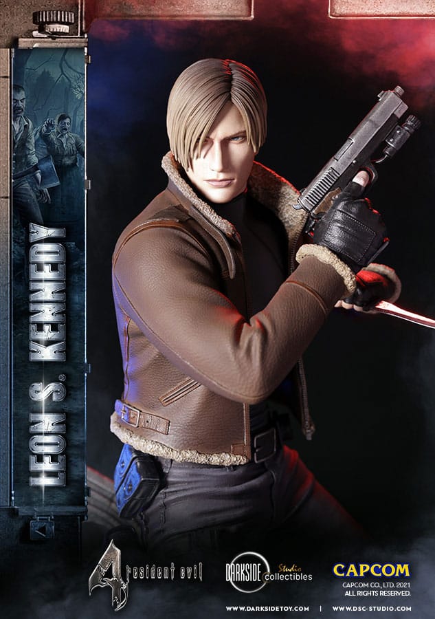 Resident Evil Estatua Premium Leon Kennedy 50 cm