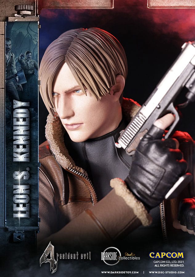Resident Evil Estatua Premium Leon Kennedy 50 cm