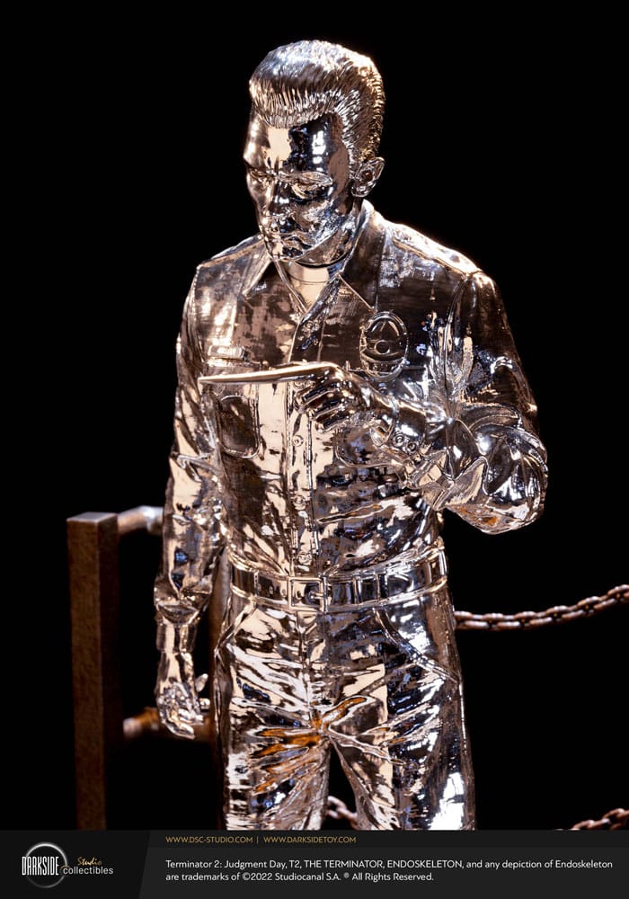 Terminator 2 Judgement Day Estatua Premium 1/3 T-1000 Liquid Metal 30th Anniversary Edition 70 cm - Z POP Toys
