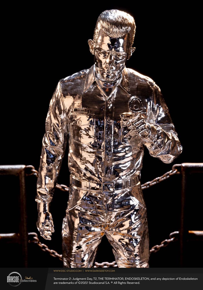 Terminator 2 Judgement Day Estatua Premium 1/3 T-1000 Liquid Metal 30th Anniversary Edition 70 cm - Z POP Toys